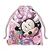 ARDITEX WD13194 Bolsa Merienda 26.5X21.5cm de Disney-Minnie