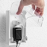 Bates- Baby Safety Outlet Cover Box, Clear Door, Baby Proof Outlet Covers, Plug Covers for Electrical Outlets