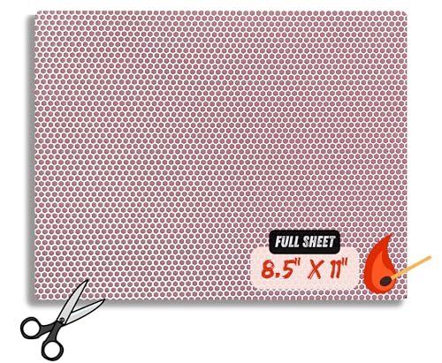 Full Sheet Adhesive Match Striker Sticker Paper (8.5x11) | Replacement Stryker Stricker for Safety Matches | Peel & Stick Flint Lighter Dot Pad Custom Shape & Size