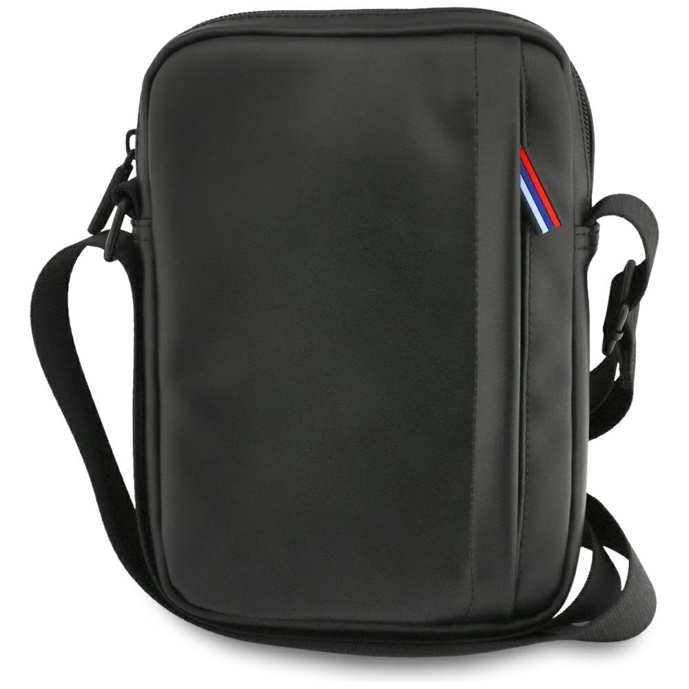 BMW Carbon Pocket & Metal Logo Tasche 8 Zoll (Schwarz)