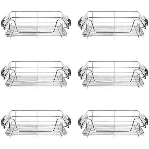 KuKoo 6 Soft Close Kitchen Storage Baskets Cover