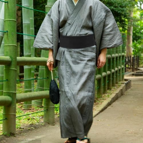 Didiseaon Kimono Belt: Traditional Japanese Kimono Belt For Men - Wide Waistband With Comfortable Fabric For Formal Events Festivals And Casual Gatherings4