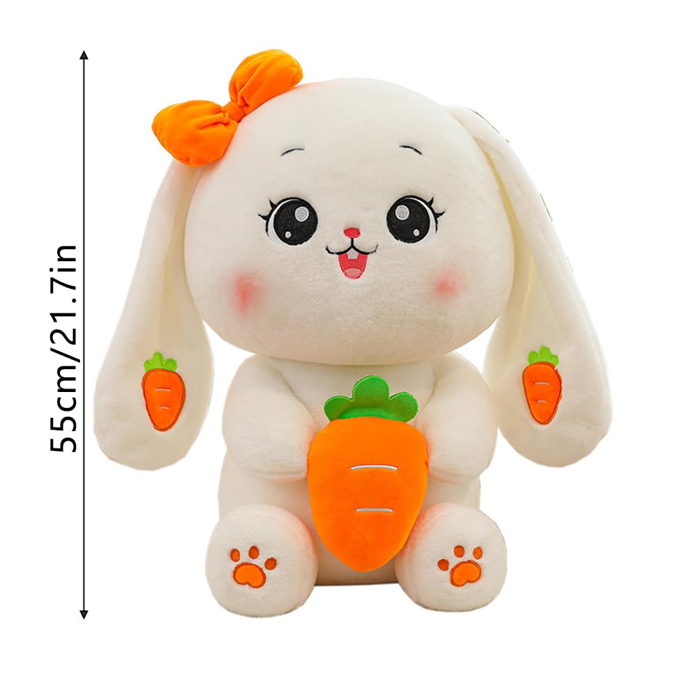 Ikasus Peluche Coniglio Con Orecchie Lunghe – Morbido, 35-65 Cm, Blu/Rosa, Regalo Per Bambini E Ragazze - 2