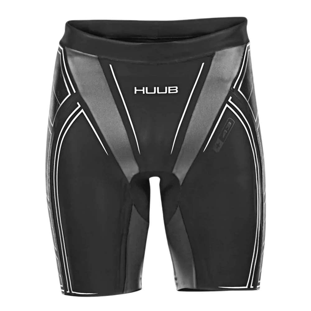 Huub Varman Neoprene Wetsuit Buoyancy Shorts - Black Grey - Unisex - Kick and body alignment training tool