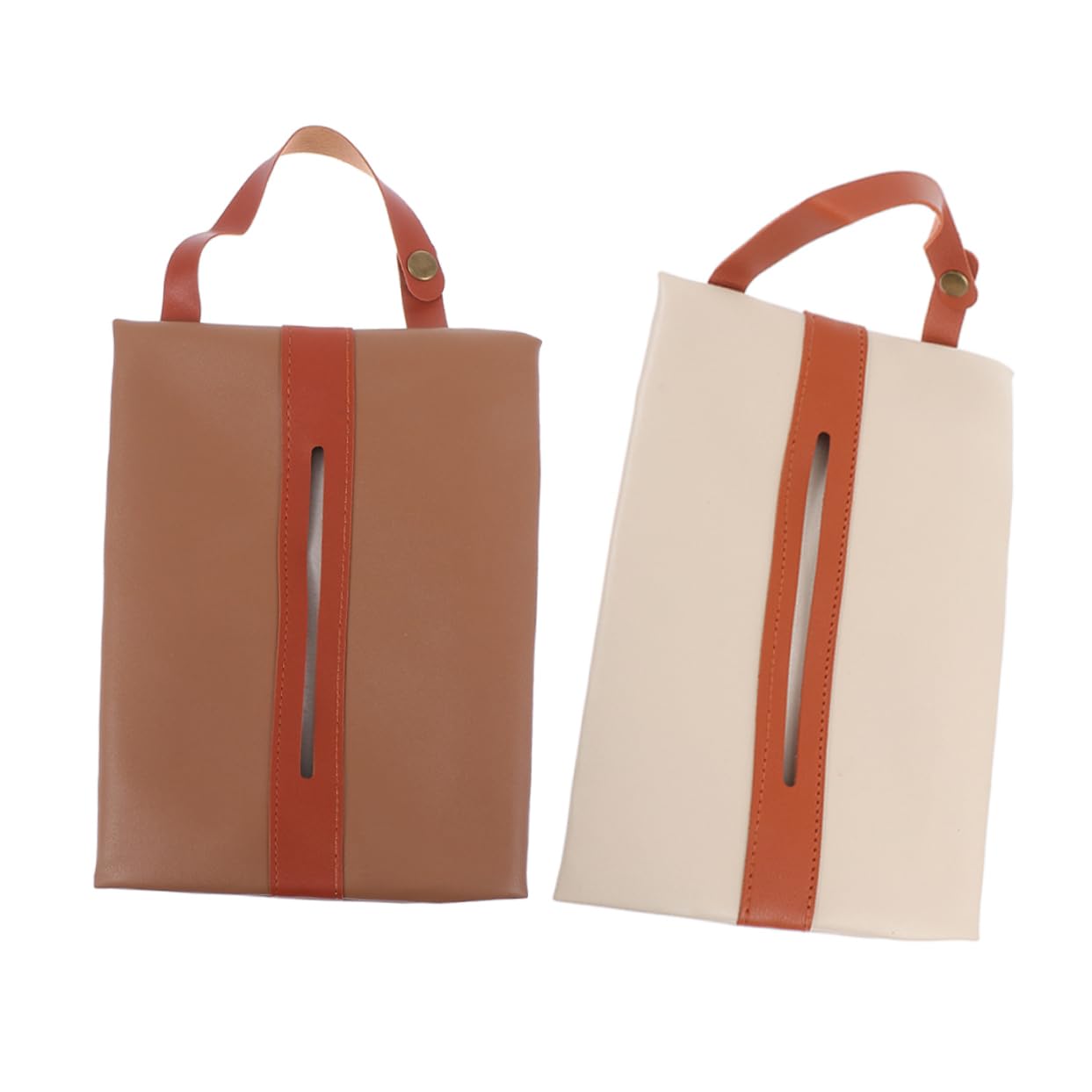 Beatifufu Convenient Car Tissue Holder Vehicle Tissue Tissue Box Holder Portable Tissue Bag