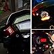 Keenso Motorrad LED Ganganzeige Kit, Motorrad ECU Plug Mount 6 Gang Digital Ganganzeige LED Anzeige Schaltlicht Ersatz für CB400F CB500X CB650F