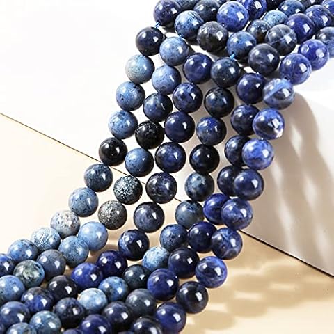 Jmzothie Blue-Veins Sodalite Beads for Jewelry Making Cover