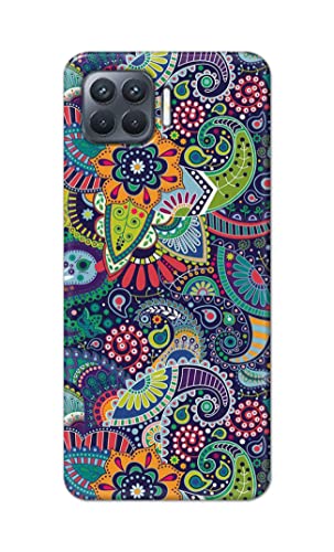 Image of Printed Hard Back Cover Case for Oppo F17 Pro | Oppo A93 4G | Oppo Reno4 F | Oppo Reno 4 F Back Cover (Miraculous Patterns) -1803
