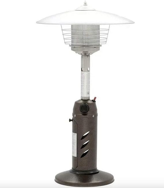 Hampton Bay Tabletop Propane Gas Patio Heater 11,000 BTU