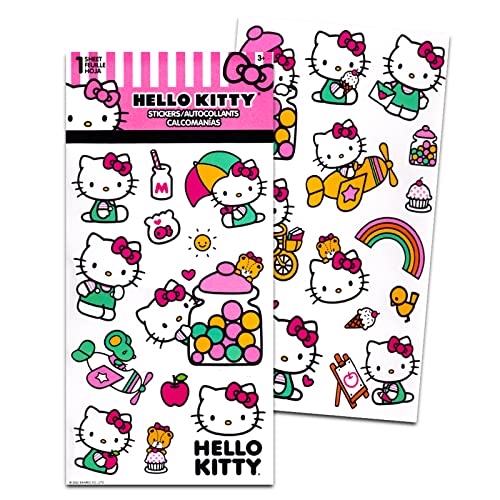 Hello Kitty Backpack Set - Bundle with 15" Pink School Bag, Stickers, Water Bottle, and More | Hello Kitty Travel School Supplies for Kids4