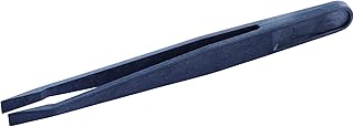 ESD Tweezer, 120x10.5x7.5mm, Plastic, Straight/Flat, 4.7g