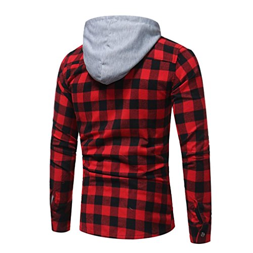 Haoricu 00@LJH1333RDXL Mens Shirt,Haoricu 2018 Retro Classic Men Gifts Fashion Long Sleeve Hoodies Shirt Casual School Boys Tops Blouse thumb #1