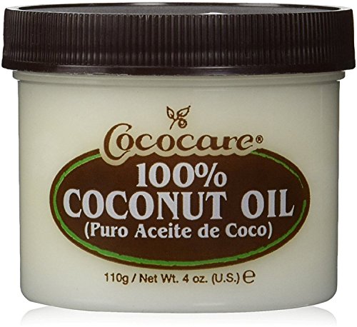 Cococare 100% Coconut Oil 4 Ounce Jar (118ml) (3 Pack)