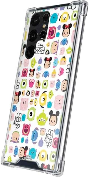 Skinit Clear Phone Case Compatible with Galaxy S23 Ultra - Officially Licensed Disney Tsum Tsum Disney Characters Design