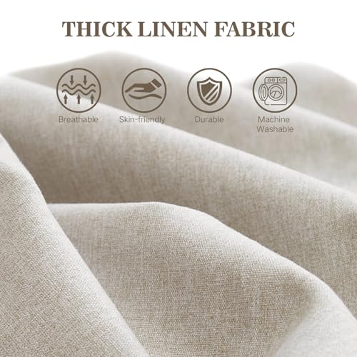 DEEPSHARK Mattress Gap Filler for King,Bed Gap Filler,Thick Headboard Gap Filler High-Density,Thick Mattress Extender,Removable and Washable Cover（Beige-King-78 * 4 * 6in） by DEEPSHARK - Image 5