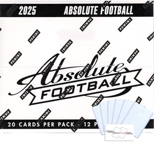 2025 Absolute Football Cello Box with 240 Total Trading Cards + 6 Toploaders and StreetCards Magnet! Look for The Kaboom Horizontals! image 4