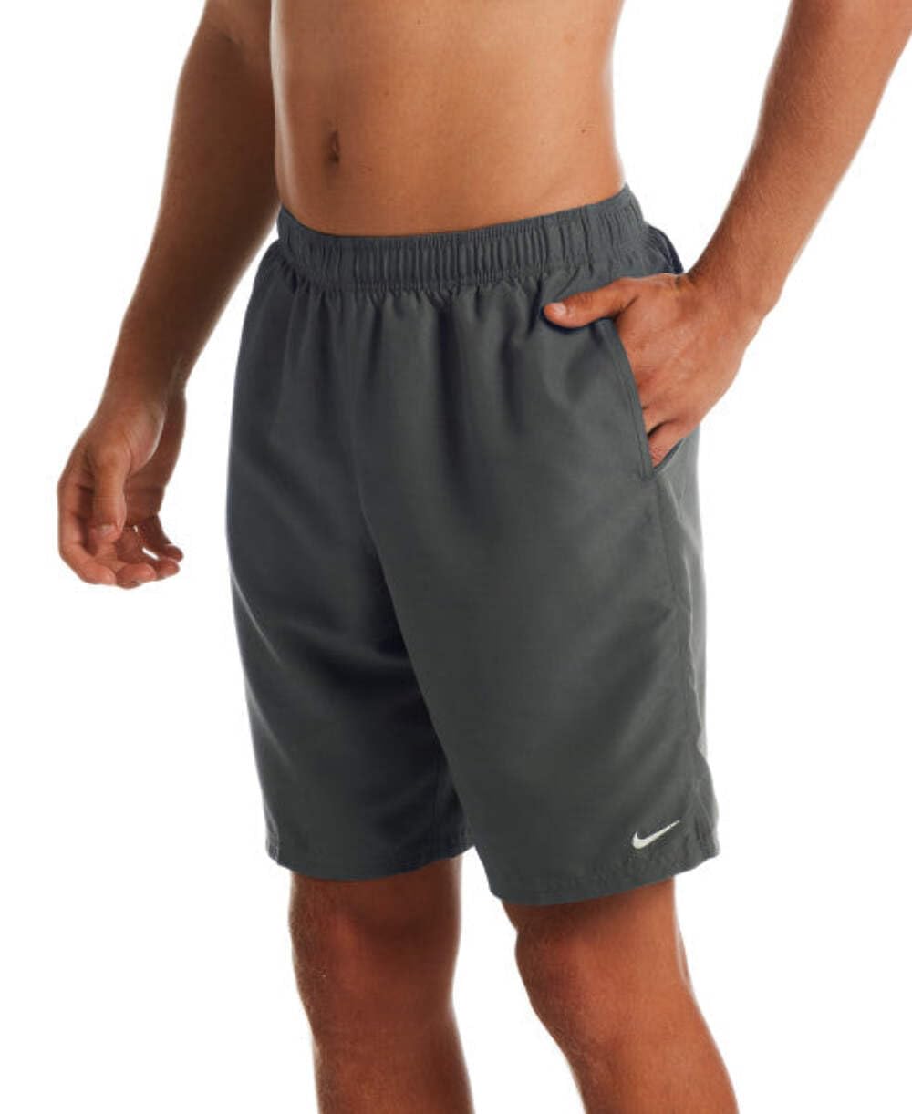 Men's Solid Lap 9" Volley Short Swim Trunk