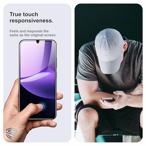Image of Military-Grade Gorilla Tempered Glass For Redmi 15C and Poco C85x (6.9 Inch) With Installation Kit | Edge to Edge Coverage | Black