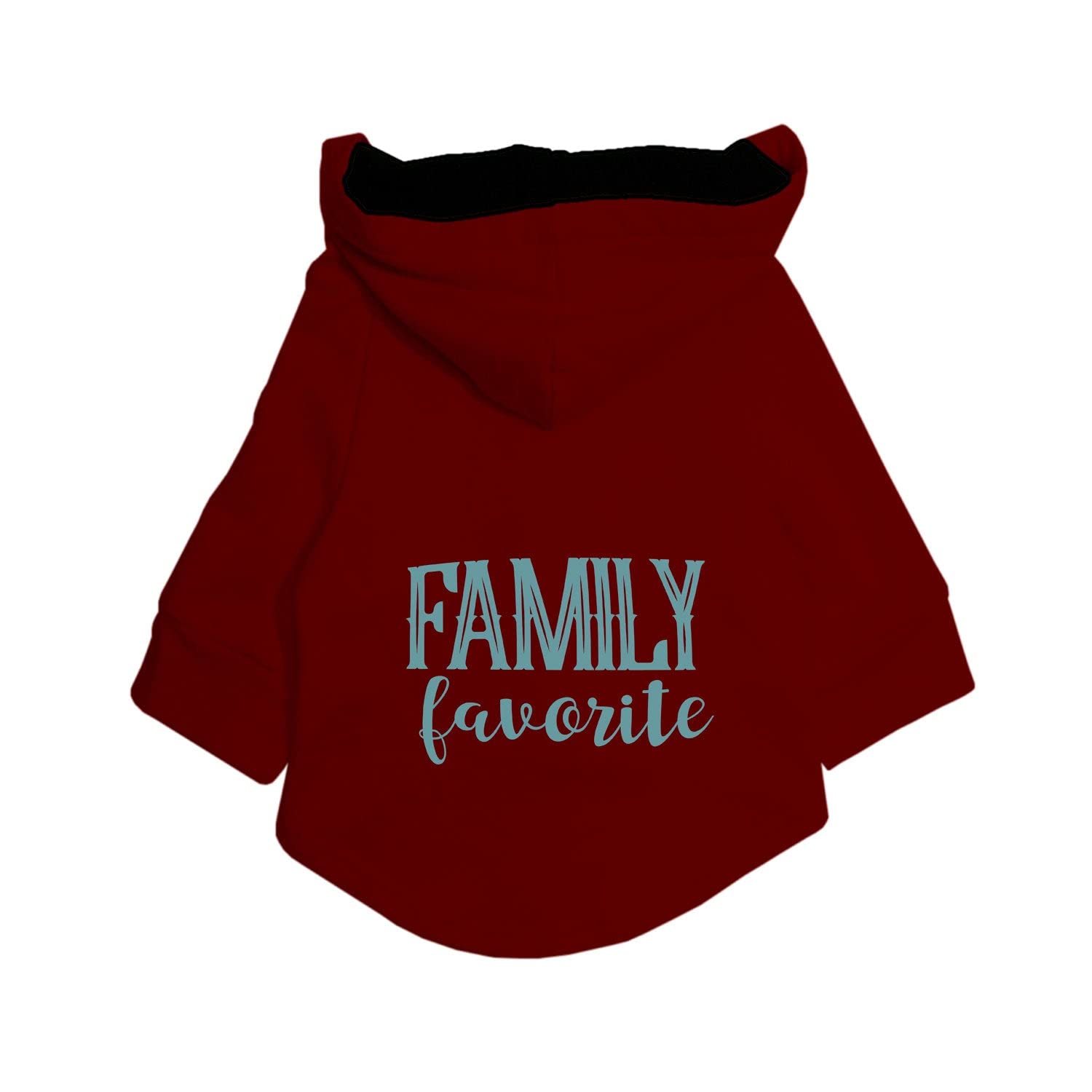 Ruse Family Favourite Printed Full Sleeves Dog Autumn Winter Hoodie Jacket/Apparel/Clothes/Jackets Gift for Dogs.Maroon/X-Large (Full Grown Retrievers, Labs etc.) 1