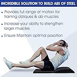 Yes4All Abdominal Exercise Pads, Foldable Ab Workout Equipment for Home Gym Core Training & Back Stretching, Sit Up Mat for Floor Exercises - Image 5