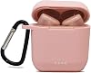 Protective Silicone Case Compatible with Tozo t6, Front LED Visible, Premium Accessory Shockproof tozo t6 Case Cover with Keychain. (Pink)