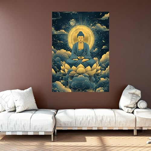 Tableau Bouddha spirituel impression sur toile haute définition