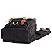 Mens Vintage Canvas Shoulder Military Messenger Bag Patchwork Bag Great Birthday Gift for Families and Friends(255-Canvas Black)