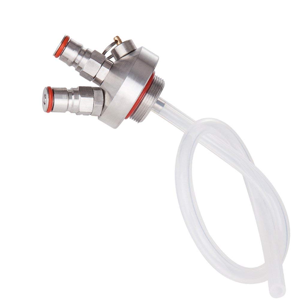 Rubinetto Birra Con Lancia CO2 Per Mini Keg 2L/3.6L/4L - Kit Erogatore In Acciaio Inox Per Birra Alla Spina