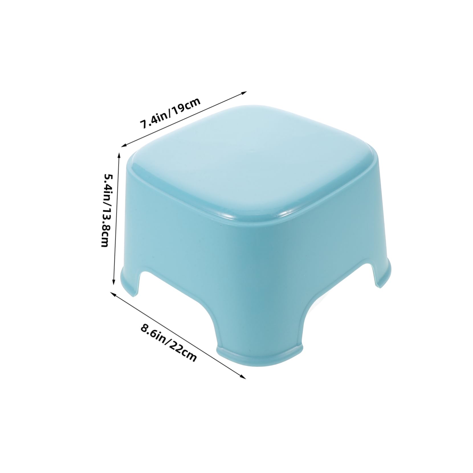 ERINGOGO Comfortable Boys and Girls Stool Anti-Slip Step Stool for Bathroom Plastic Toddler Nursery Foot