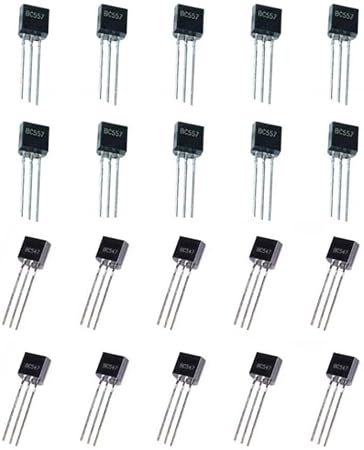 Bc 547 Bc 557 Transistor Pack of 20 Pieces 10 Pieces Each Electronic Components Electronic Hobby Kit (FKKTY72656)