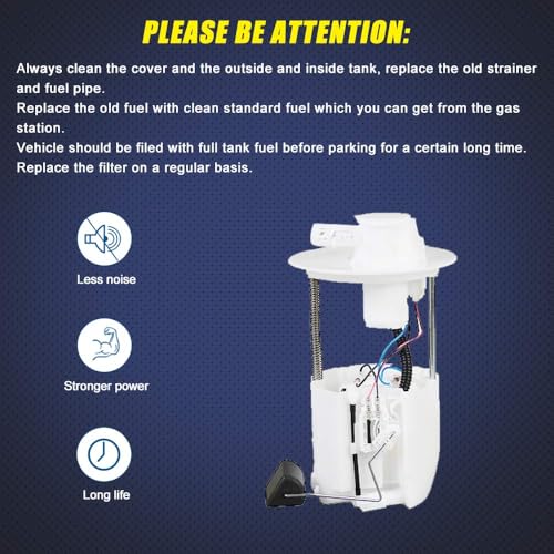 FP8874M - Fuel Pump Module Assembly E8874M fits 2005 2006 2007 2008 Corolla, Toyota Matrix L4 1.8L - Image 3
