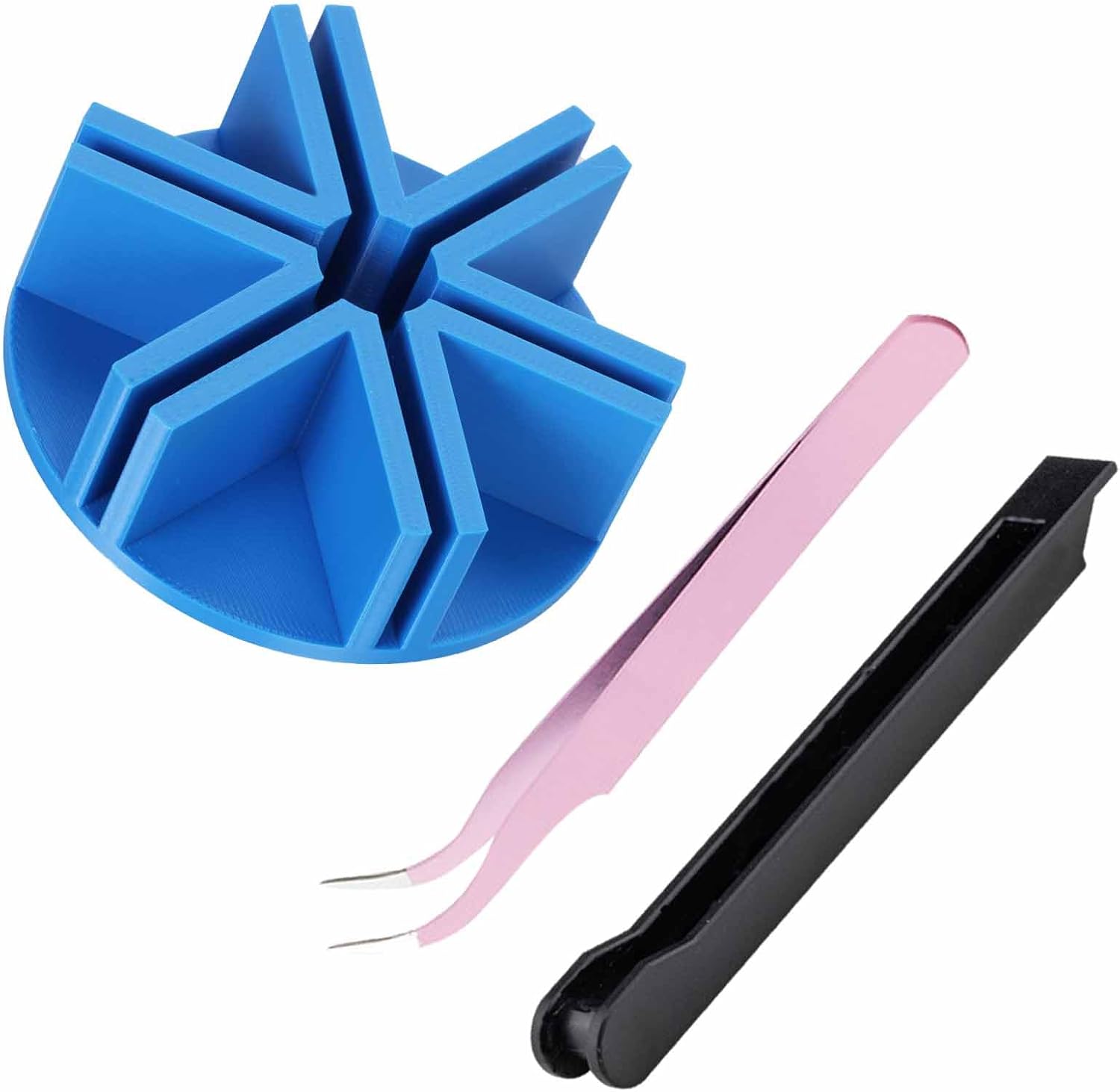 Stained Glass Soldering Jig for Cactu, Stained Glass Supplies with 3D Cactus Mold, Stained Glass Hand Foiling Tool and Tweezer