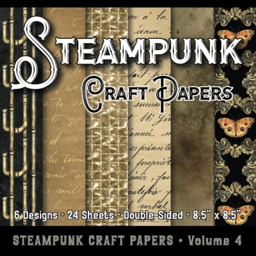 Steampunk Craft Papers - Volume 4: Craft Paper Notebook (Craft Paper Notebooks) steampunk buy now online Steampunk Craft Papers - Volume 4: Craft Paper Notebook (Craft Paper Notebooks) steampunk buy now online