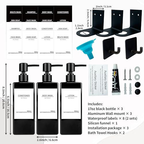 La Mejor Selección de Dispensadores de ducha Top 10. 27 Dispensadores de ducha marca HCYWOC (3)