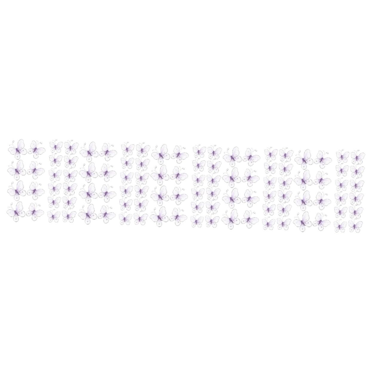 Cabilock 250stücke Netz-schmetterlinge Elegante Wanddekoration Für Hochzeiten Und Partys Realistische Und Lebendige Schmetterlingsornamente Leicht Anzubringen Für Kreative Bastelprojekte