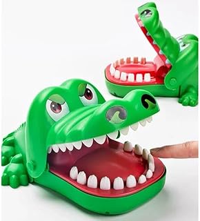 لعبة عض اصبع طبيب الاسنان علي شكل تمساح, تمساح كبير باسنان قابلة للسحب, العاب طاولة, العب للاطفال, العاب مرح للاطفال