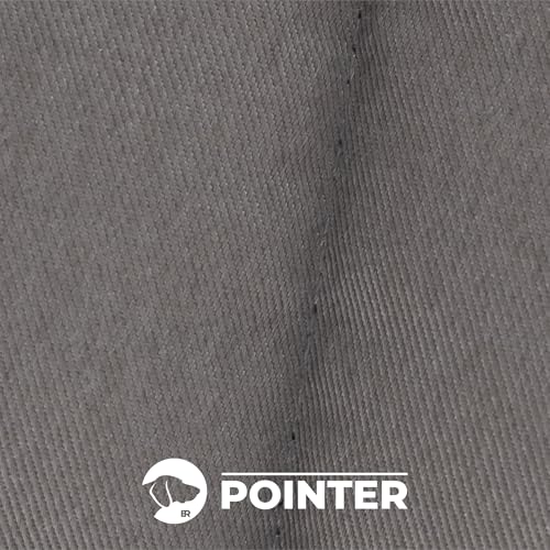 Pointer | Hundedecke 110 x 90 cm, Gepolstert & Strapazierfähig - Hundematte Waschbar bis 95°C, Liegedecke für Boden oder Sofaschutz - Outdoor geeignet (L - 110x90 cm, Hellgrau)