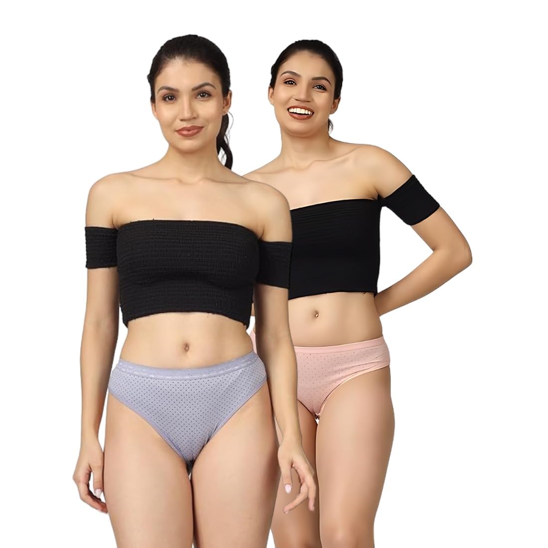 KOLI Empire Combo Lycra Bikini Panties for Women Full Coverage, Grip Fit with Antimicrobial & Stain Release Antibacterial Brief Underwear | Soft & Breathable Lycra Fabric-picture-15