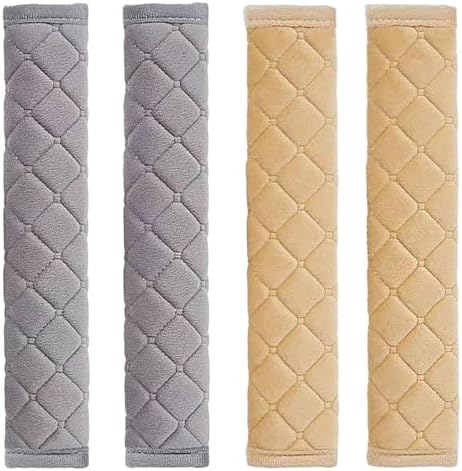 4-Pack Universal Seatbelt Covers - Comfort Padding for Shoulder & Neck ...
