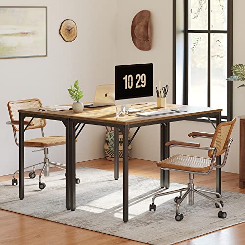 Cubicubi Computer Desk, 32 Inch Home Office Writing Study Desks, Small Pc Table, Modern Simple Style For Space-Saving, Rustic Brown #TOP5