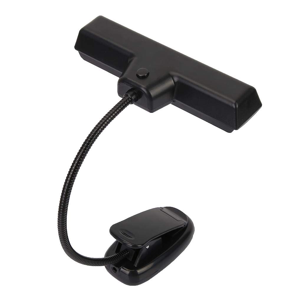 Drfeify Clip On Music Stand Light, Lámpara LED Flexible para Atril, Piano, Orquesta, Escritorio