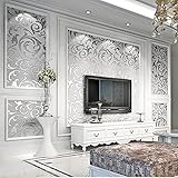❤Klassisches Design: Die Tapete verwendet einen dreidimensionalen 3D-Gravurprozess, der konkav und konvex ist und ein reiches und zartes Gefühl aufweist, das den Menschen starke visuelle Effekte verleihen kann.
