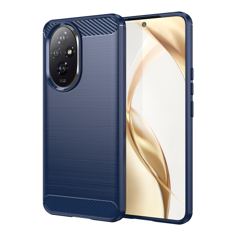 Image of Hybrid Carbon Fiber Back Case for Honor 200 (Blue)