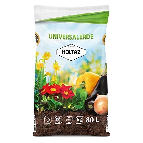 Holtaz Universalerde Erde Hochbeeterde für Gemüse Blumen Gartenpflanzen Gartenerde Anzuchterde Cover