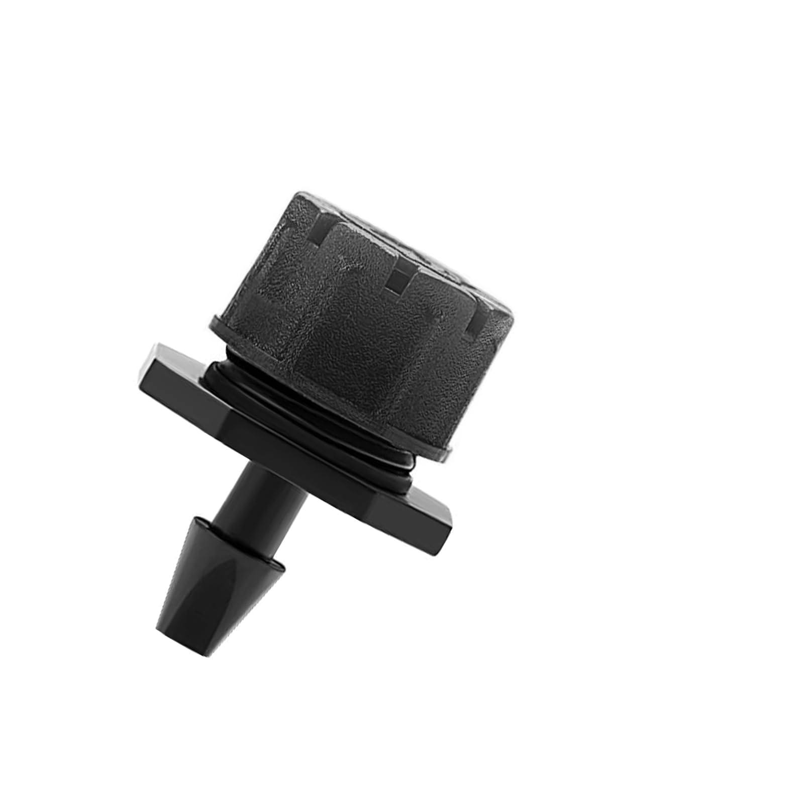 dentedeleao Water Irrigation Drippers, 50Pcs 8 Holes Irrigation Drippers Sprinklers, Adjustable Micro Drip Irrigation System Watering Sprinklers Anti-Clogging Emitter Dripper Garden Supplies (Black)