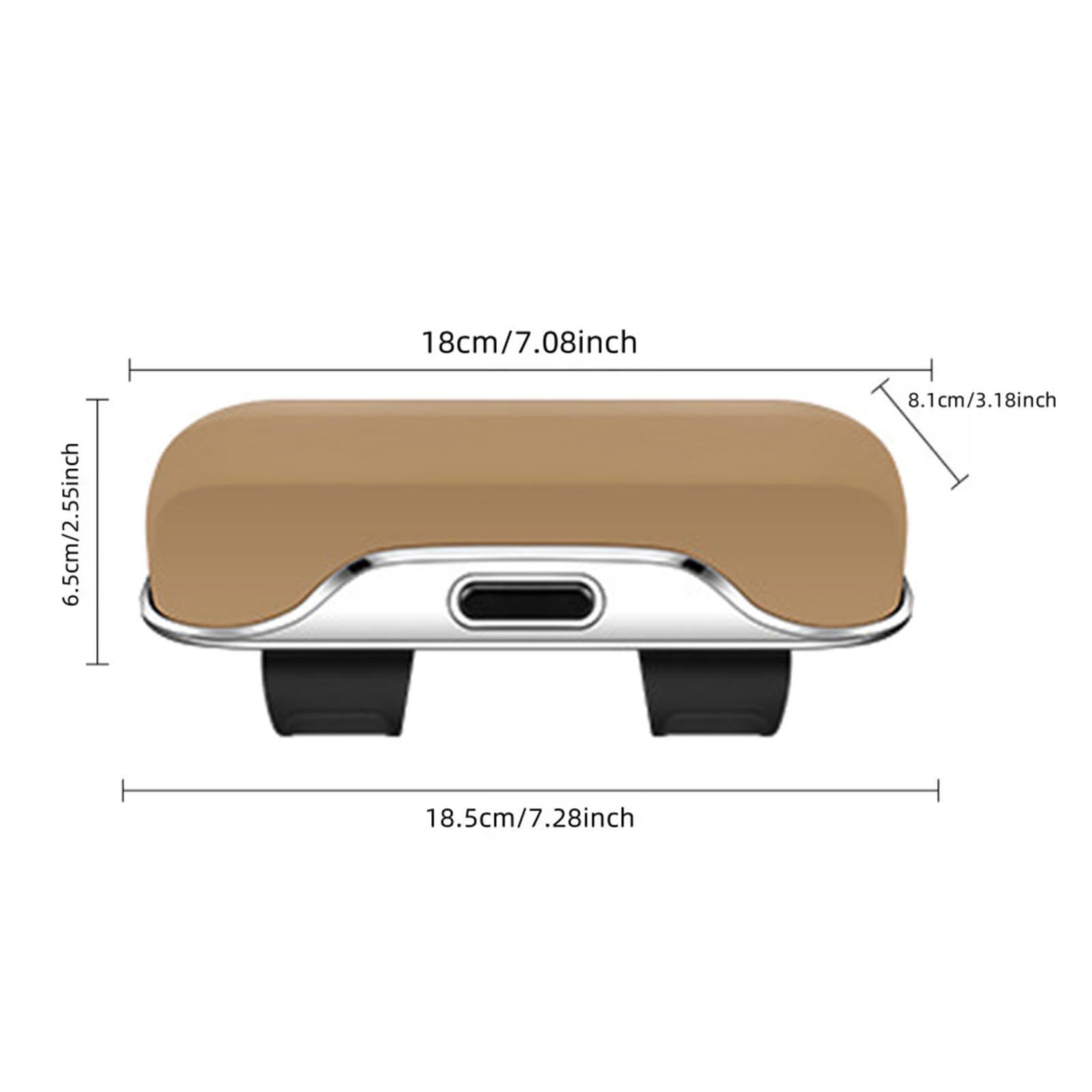 F Fityle Étui à Lunettes Voiture Porte-Lunettes Organisateur Dispositif de Rangement Boîtier Protecteur en PP Adapté pour Femmes Hommes Usage Quotidien Déplace, Beige