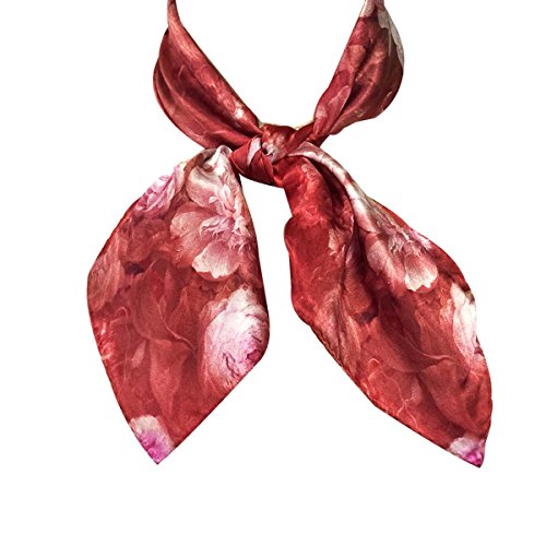 Wrapables 100% Charmeuse Silk Square Scarf Neckerchief3