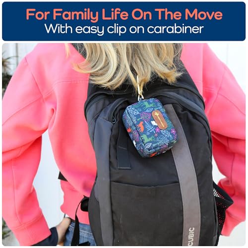 Image of KeepGoing Small Travel First Aid Kit Kids - 60 Pc. Mini First Aid Kit for Purse, Diaper Bag, & Backpack with Latex-Free Bandages - 4 Oz., & 4.5 x 3.5 x 2 in, TSA-Approved