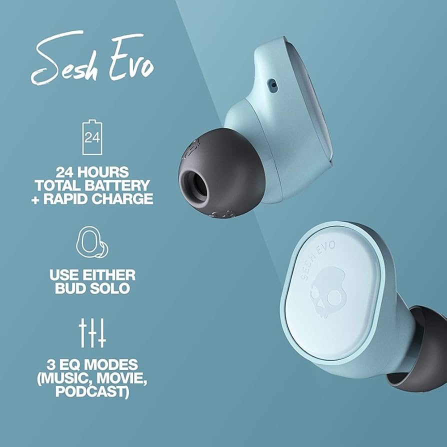 Amazon.com: Skullcandy Sesh Evo True Wireless In-Ear Earbud