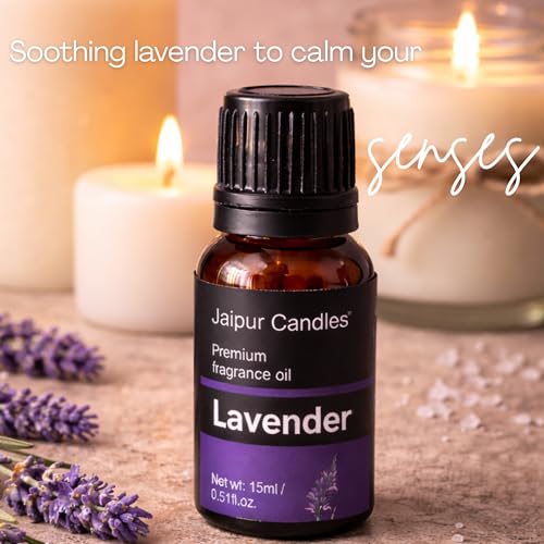Image of Fragrance Oil | 15 ml | Aroma Oil for Home Fragrance | Best for Aromatherapy | Use in Diffusers, Candles, Air Fresheners (15ML, Lavender)